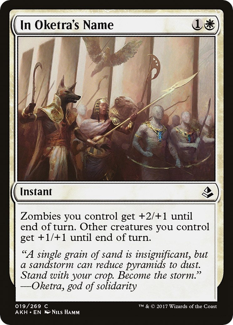 Image for In Oketra's Name (19) (AKH) - Magic: The Gathering