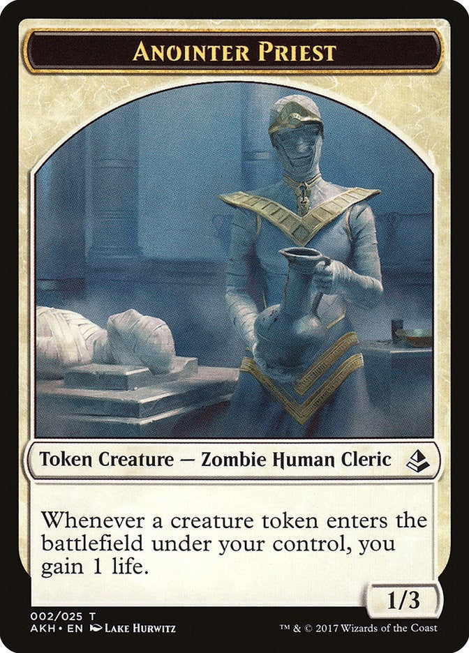 Image for Anointer Priest Token (2) (AKH) - Magic: The Gathering