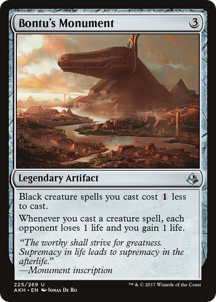 Image for Bontu's Monument (225) (AKH) - Magic: The Gathering