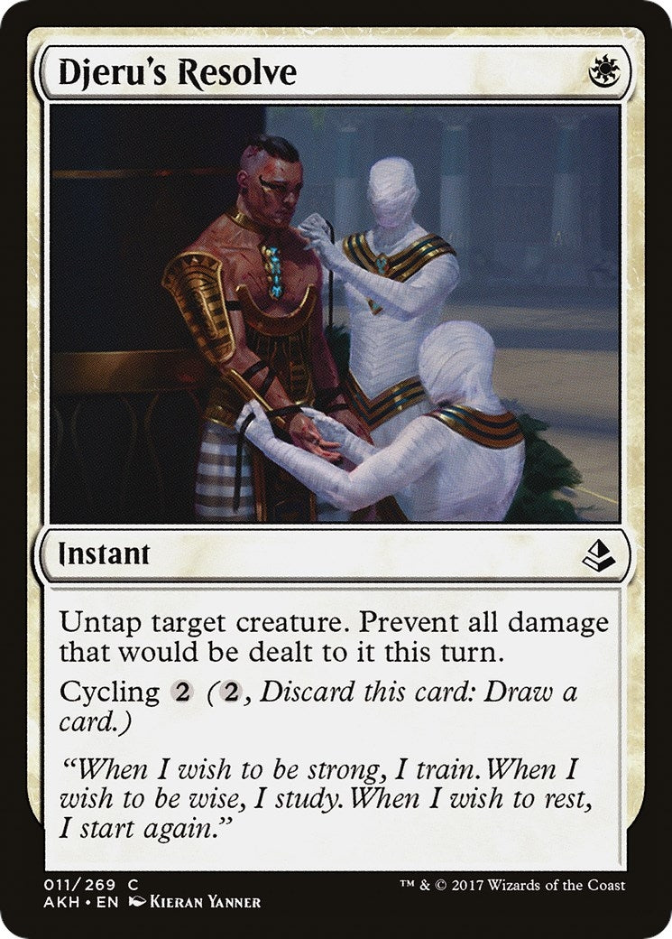Image for Djeru's Resolve (11) (AKH) - Magic: The Gathering