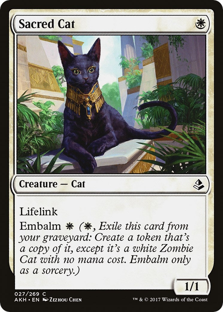 Image for Sacred Cat (27) - Magic: The Gathering