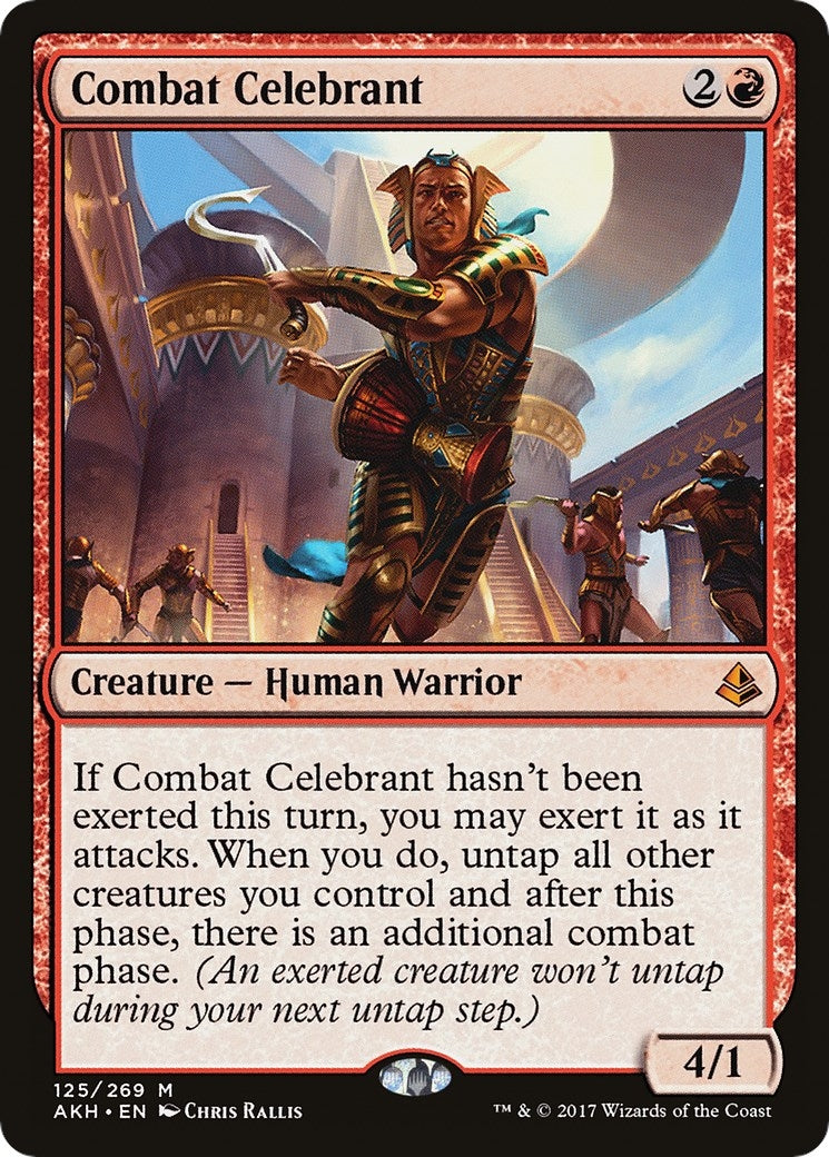 Image for Combat Celebrant (125) (AKH) - Magic: The Gathering