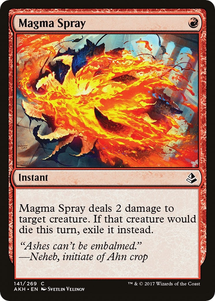 Image for Magma Spray (141) (AKH) - Magic: The Gathering
