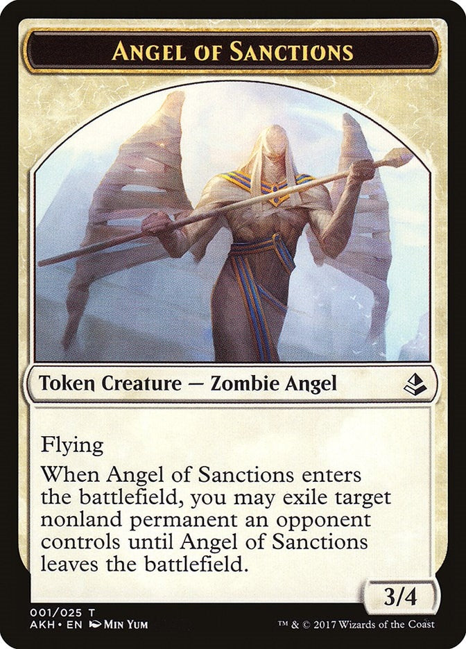 Image for Angel of Sanctions Token (1) (AKH) - Magic: The Gathering