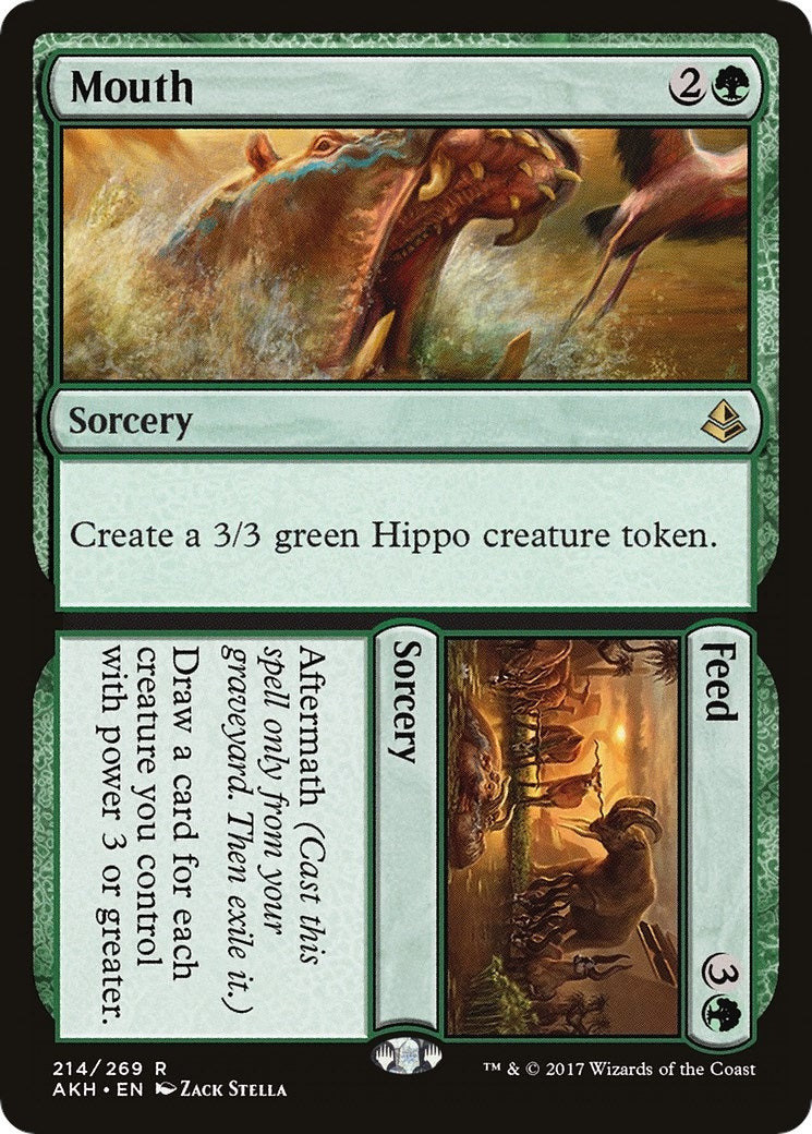 Image for Mouth // Feed (214) (AKH) - Magic: The Gathering