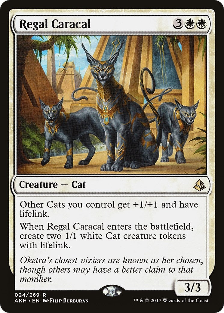 Image for Regal Caracal (24) (AKH) - Magic: The Gathering