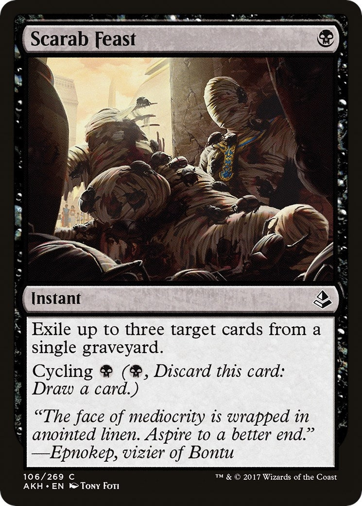 Image for Scarab Feast (106) (AKH) - Magic: The Gathering