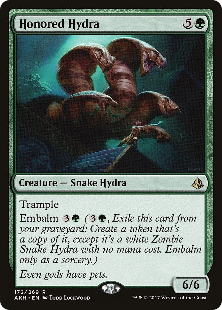 Image for Honored Hydra (172) (AKH) - Magic: The Gathering