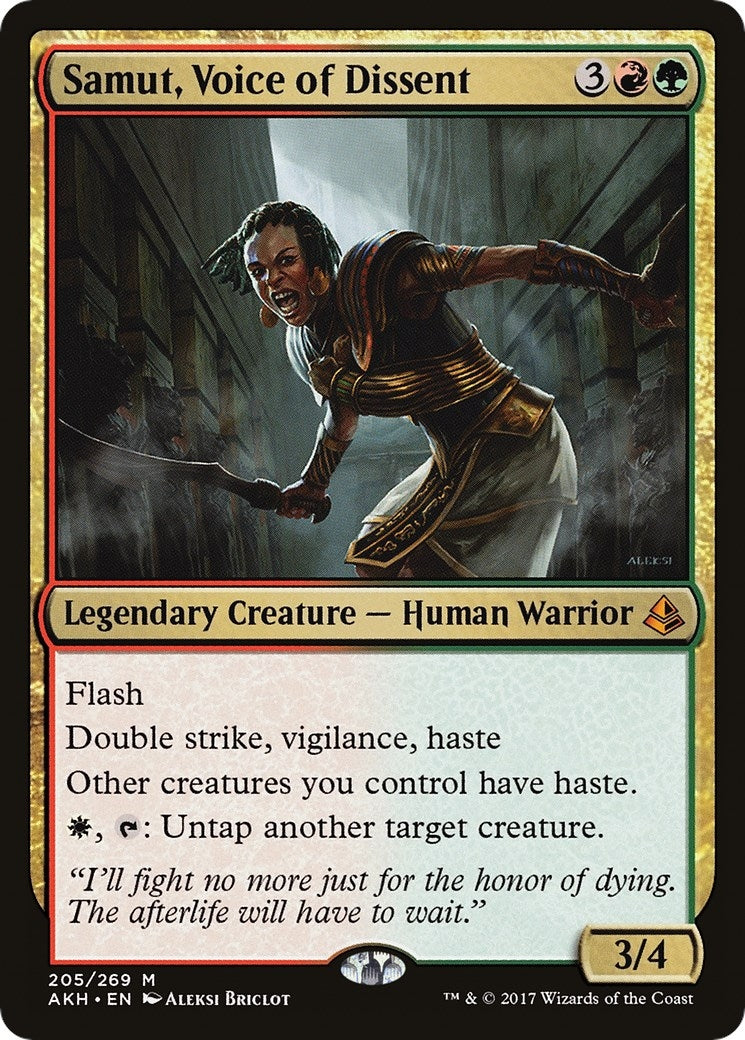 Image for Samut, Voice of Dissent (205) (AKH) - Magic: The Gathering