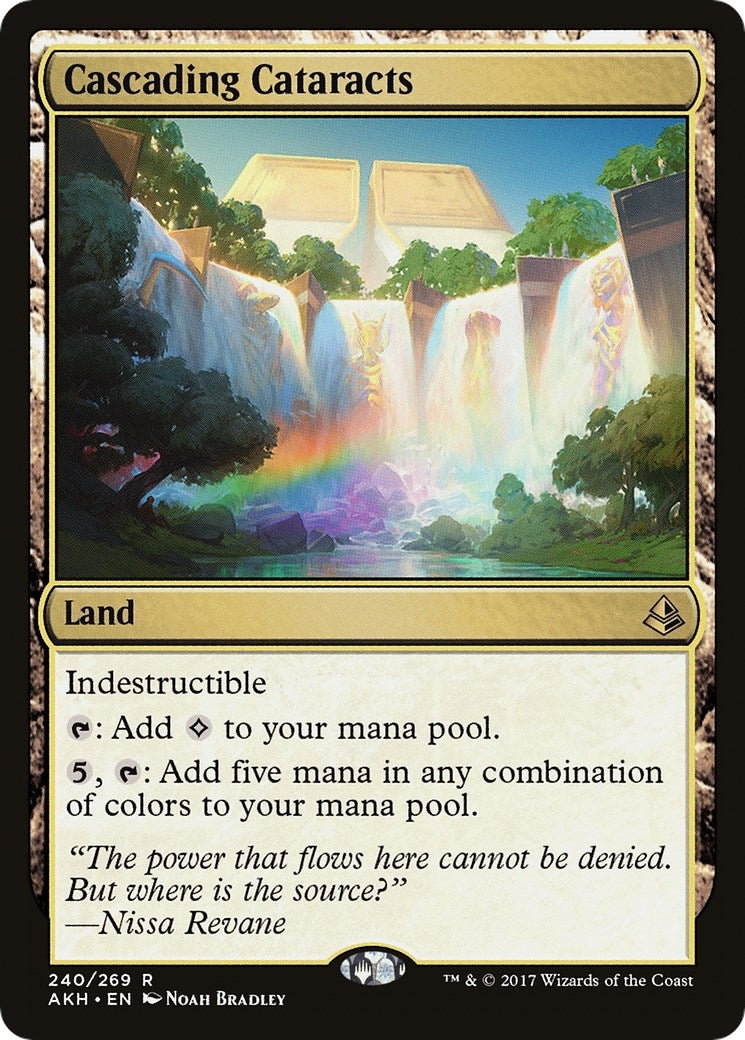 Image for Cascading Cataracts (240) (AKH) - Magic: The Gathering