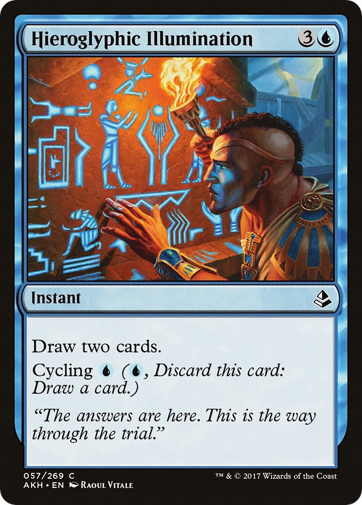 Image for Hieroglyphic Illumination (57) (AKH) - Magic: The Gathering