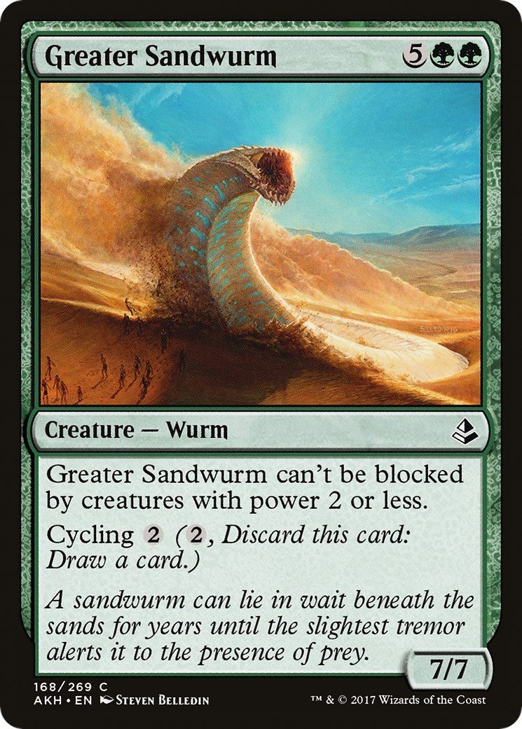Image for Greater Sandwurm (168) (AKH) - Magic: The Gathering
