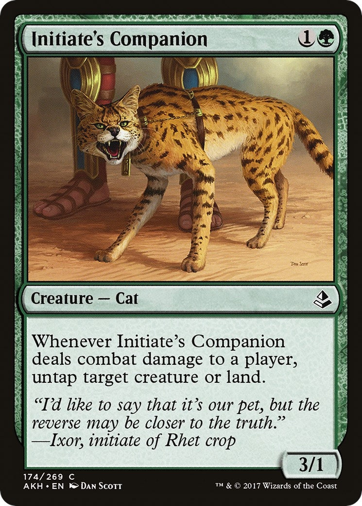 Image for Initiate's Companion (174) (AKH) - Magic: The Gathering