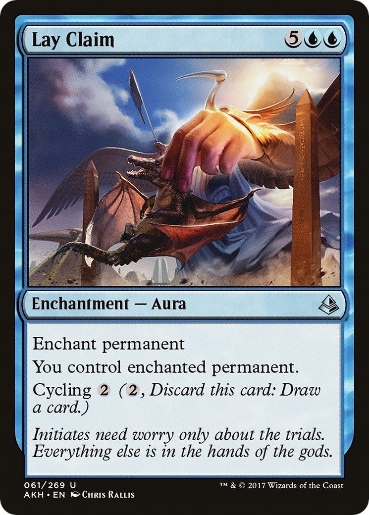 Image for Lay Claim (61) (AKH) - Magic: The Gathering
