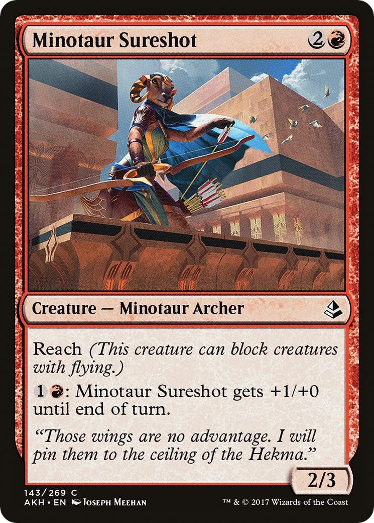 Image for Minotaur Sureshot (143) (AKH) - Magic: The Gathering