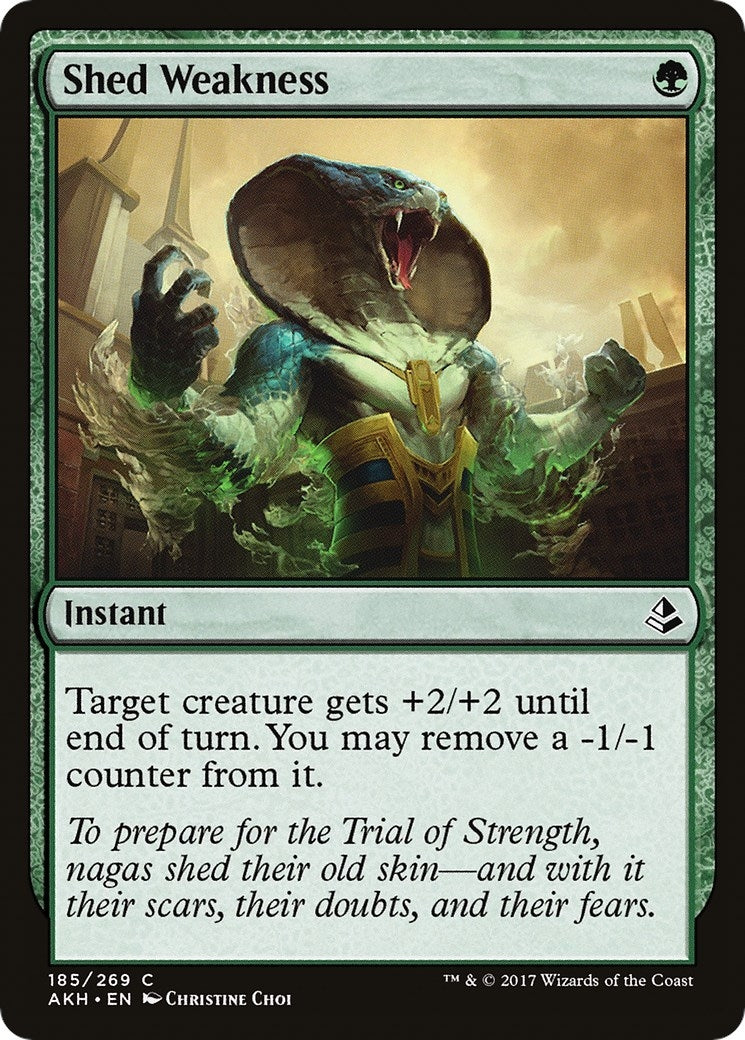 Image for Shed Weakness (185) (AKH) - Magic: The Gathering