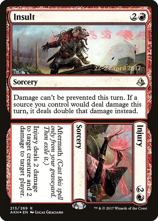 Image for Insult // Injury (213) - Magic: The Gathering