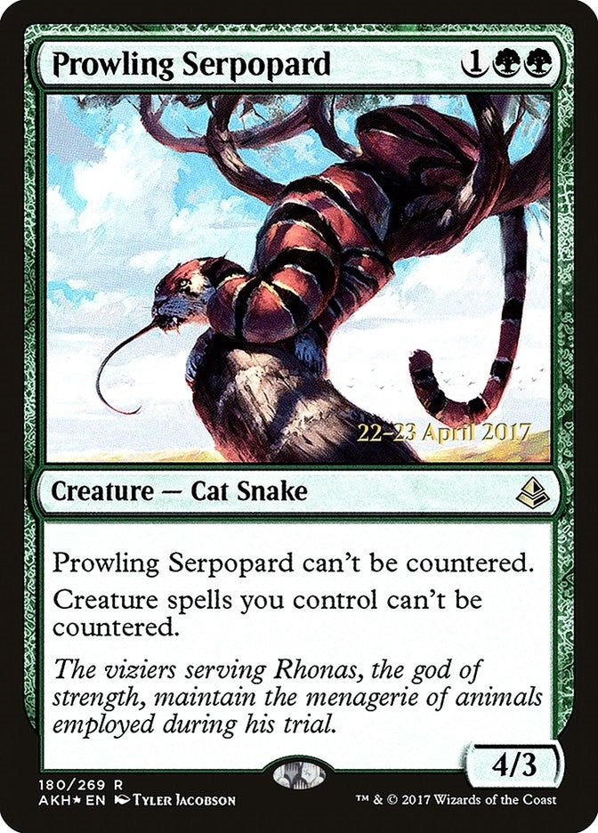 Image for Prowling Serpopard (180) - Magic: The Gathering