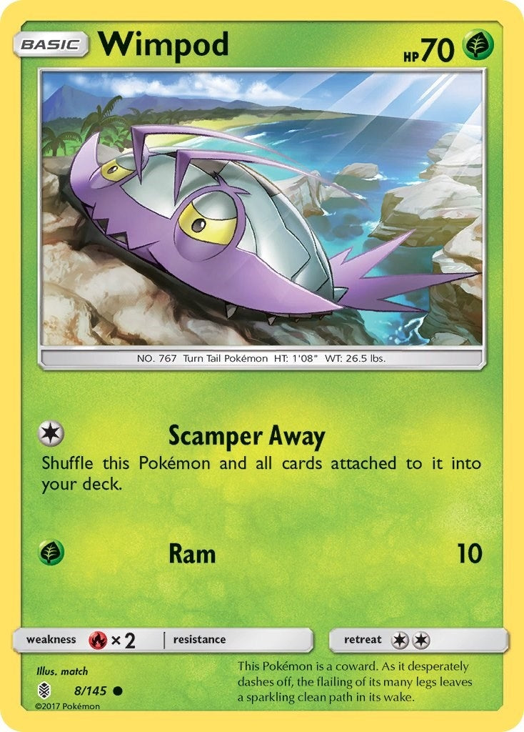 Image for Wimpod (8/145) (SM02) - Pokemon
