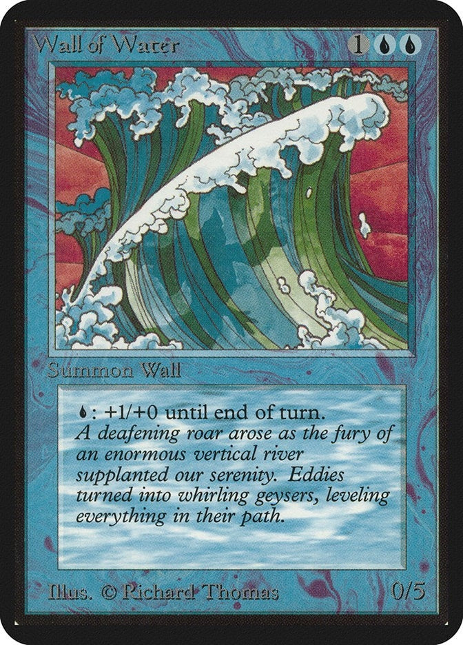 Image for Wall of Water - Magic: The Gathering