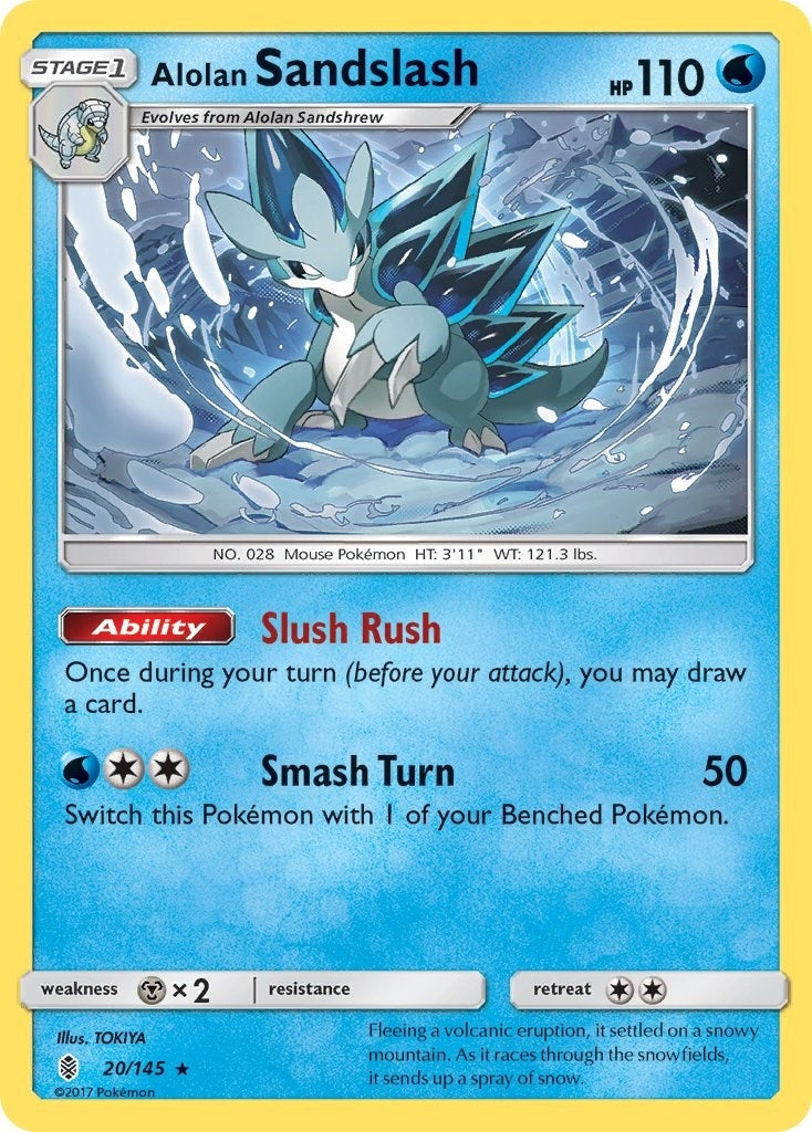 Image for Alolan Sandslash (20/145) (SM02) - Pokemon