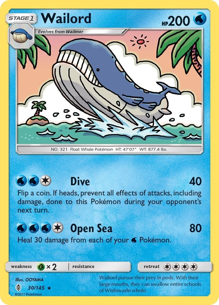 Image for Wailord (30/145) (SM02) - Pokemon