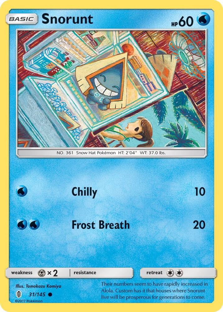 Image for Snorunt (31/145) (SM02) - Pokemon