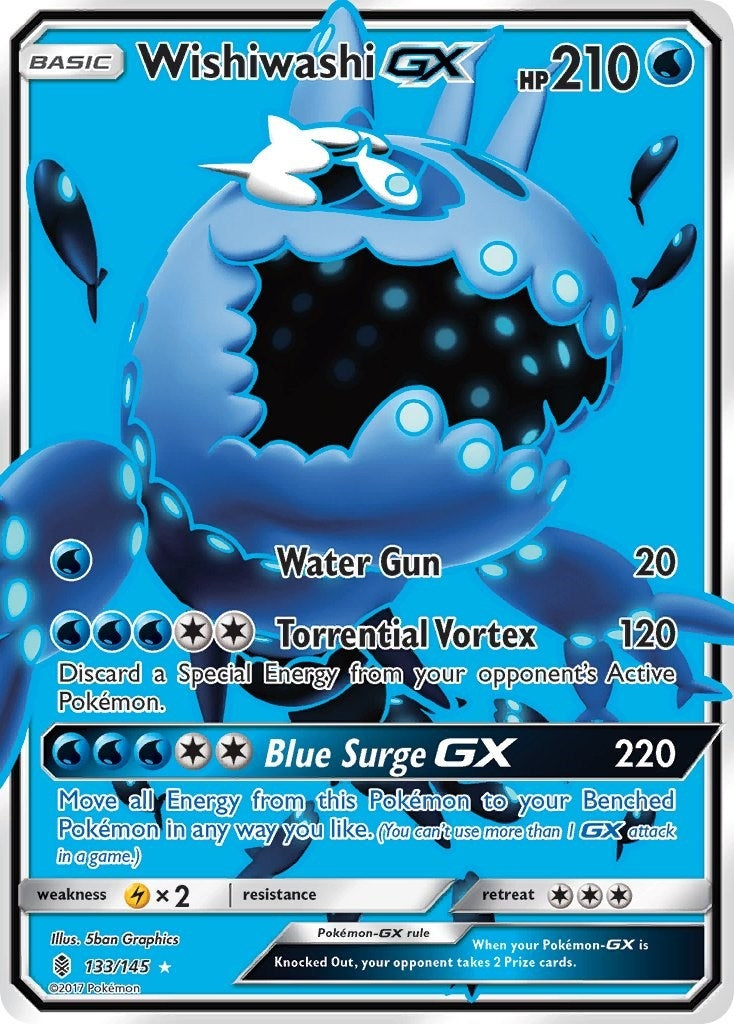 Image for Wishiwashi GX (Full Art) (133/145) (SM02) - Pokemon