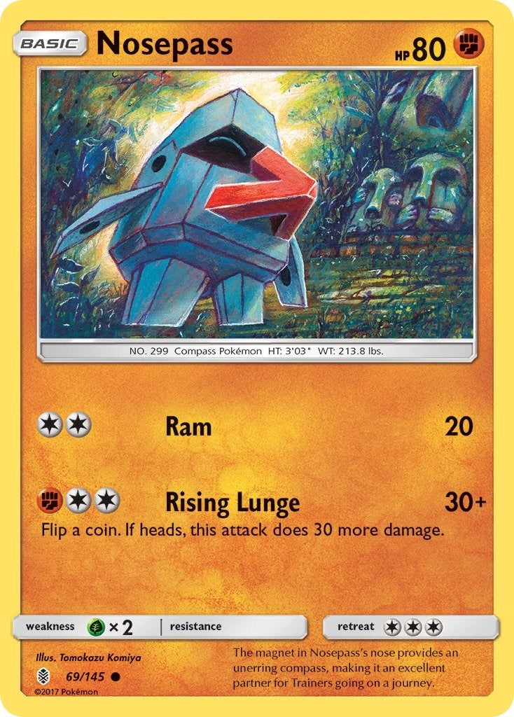Image for Nosepass (69/145) (SM02) - Pokemon