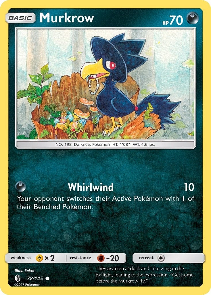 Image for Murkrow (78/145) (SM02) - Pokemon
