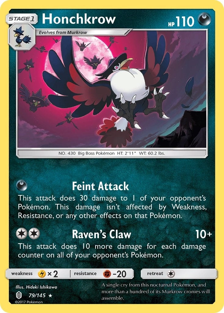 Image for Honchkrow (79/145) (SM02) - Pokemon