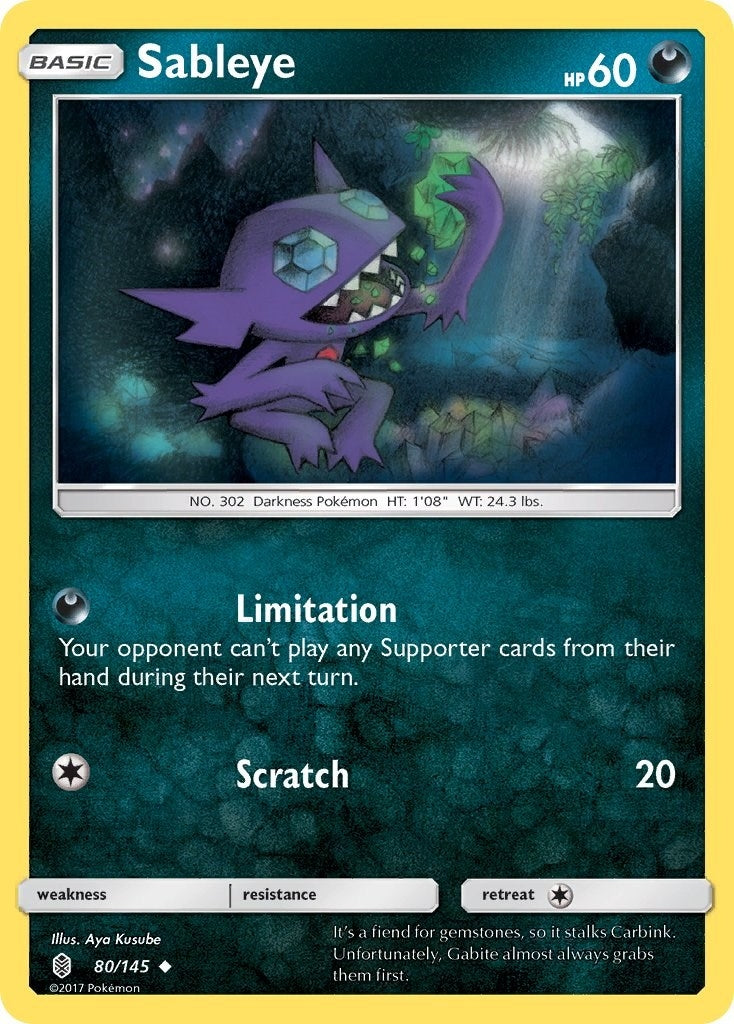 Image for Sableye (80/145) (SM02) - Pokemon