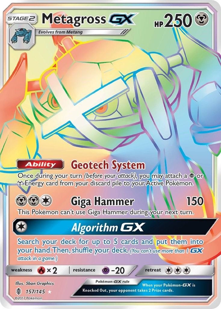 Image for Metagross GX (Secret) (157/145) (SM02) - Pokemon