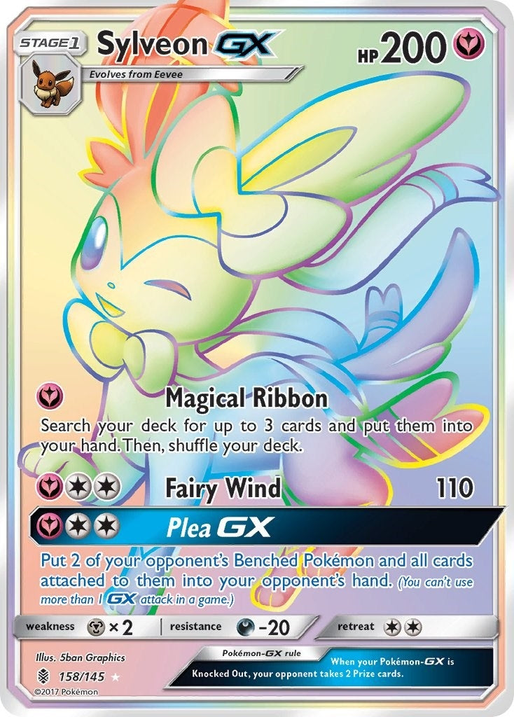 Image for Sylveon GX (Secret) (158/145) (SM02) - Pokemon