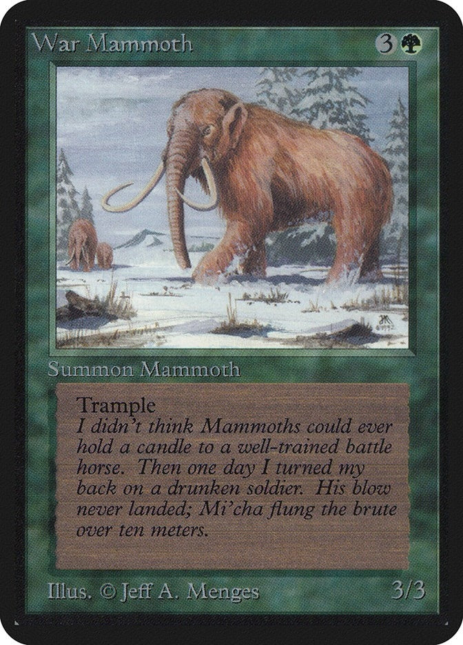 Image for War Mammoth - Magic: The Gathering