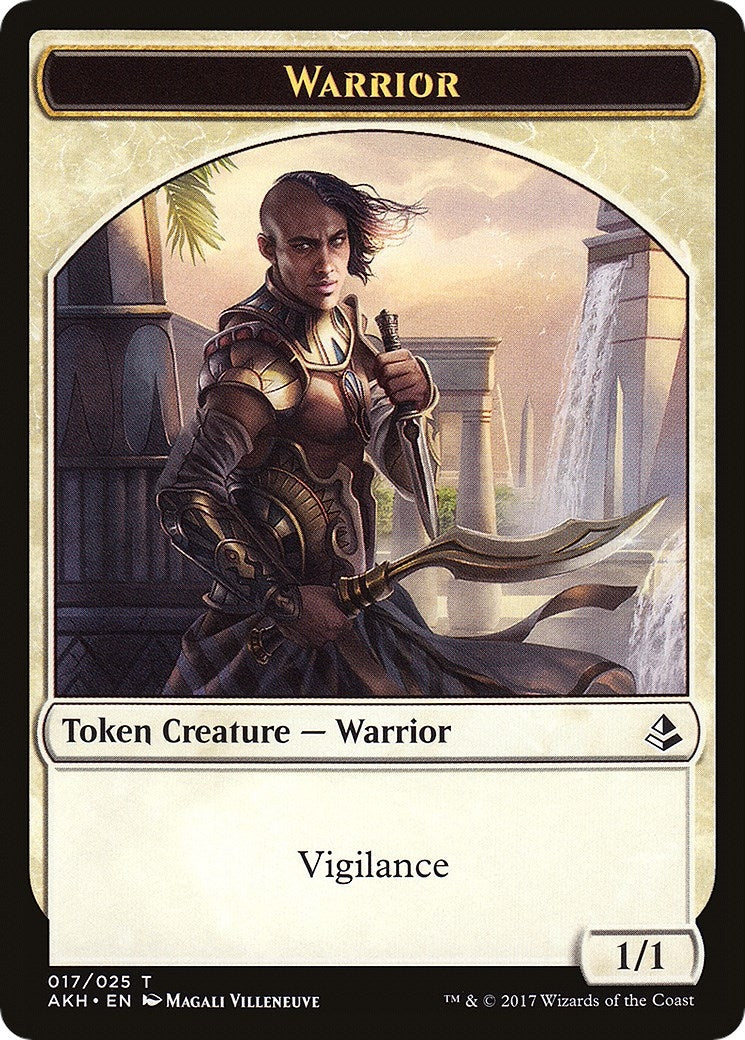 Image for Warrior // Labyrinth Guardian Double-Sided Token (17 // 8) - Magic: The Gathering