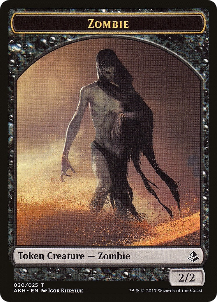 Image for Zombie // Trueheart Duelist Token (20 // 13) - Magic: The Gathering
