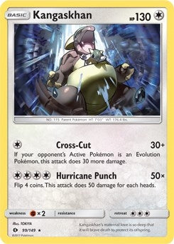 Image for Kangaskhan - 99/149 (SM Base Set) (099/149) (PR) - Pokemon