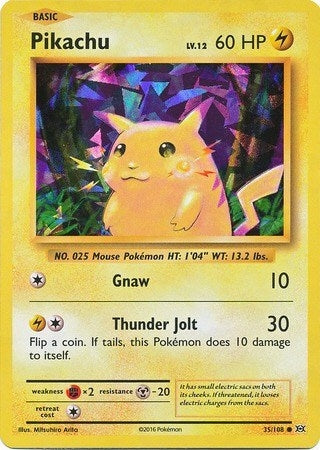 Image for Pikachu - 35/108 (Cracked Ice Holo) (035/108) (PR) - Pokemon