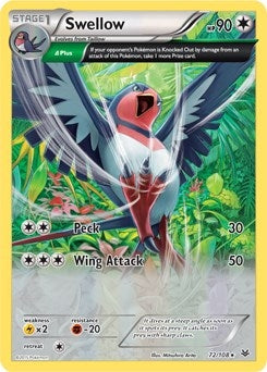 Image for Swellow - 72/108 (XY Roaring Skies) (072/108) (PR) - Pokemon