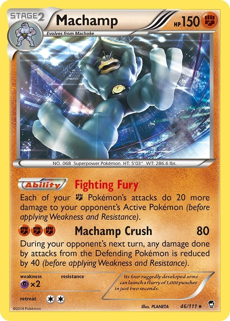 Image for Machamp - 46/111 (XY Furious Fists) (046/111) (PR) - Pokemon