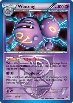 Image for Weezing - 58/135 (BW Plasma Storm) (058/135) (PR) - Pokemon