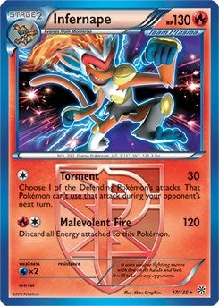 Image for Infernape - 17/135 (BW Plasma Storm) (017/135) (PR) - Pokemon