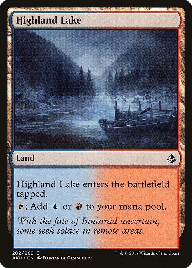 Image for Highland Lake (282) (AKH) - Magic: The Gathering