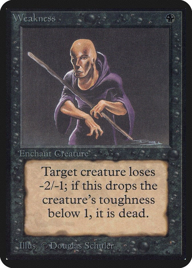 Image for Weakness - Magic: The Gathering