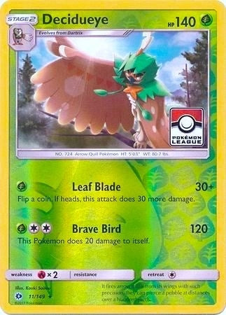 Image for Decidueye - 11/149 (Pokemon League) (011/149) (PR) - Pokemon