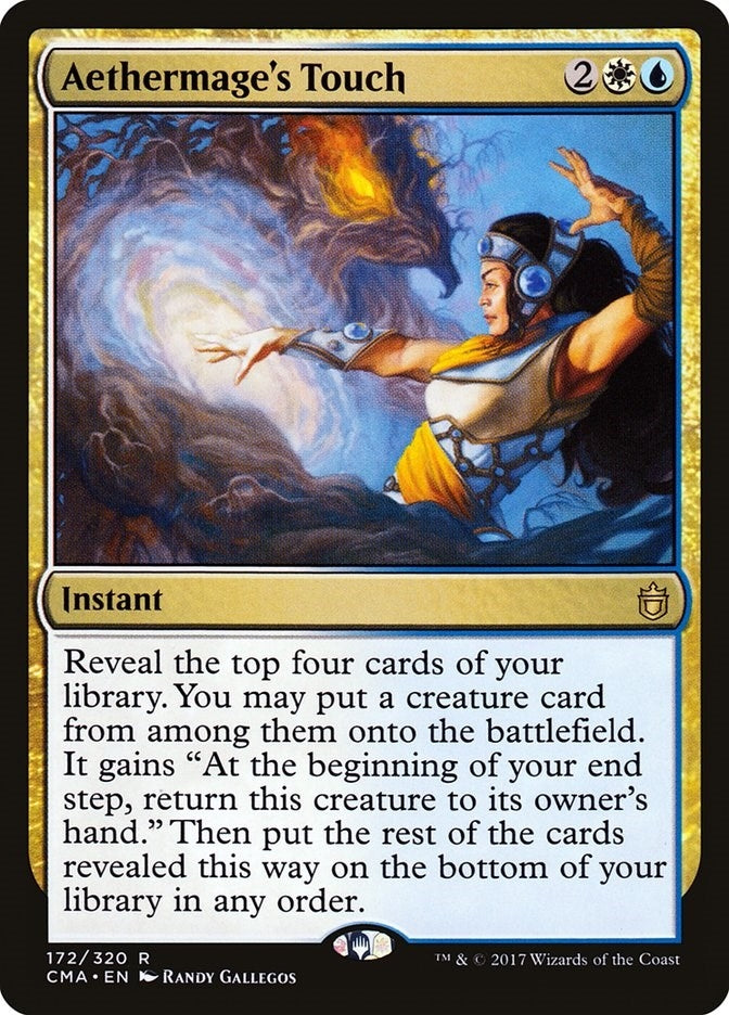 Image for Aethermage's Touch (172) (CMA) - Magic: The Gathering