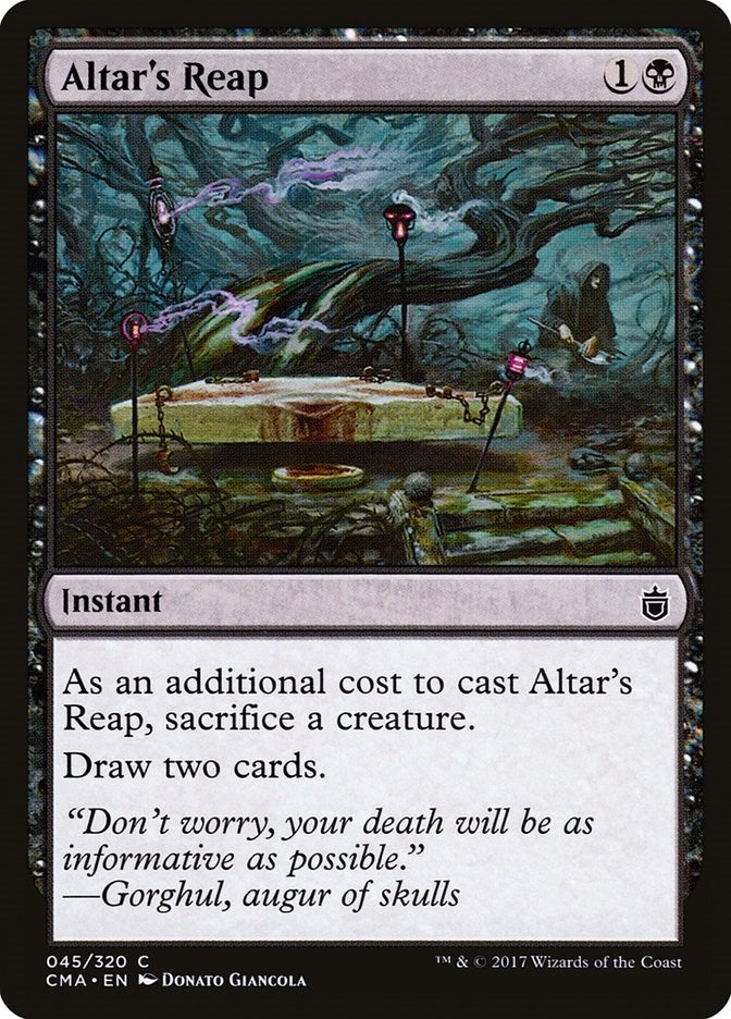 Image for Altar's Reap (45) (CMA) - Magic: The Gathering