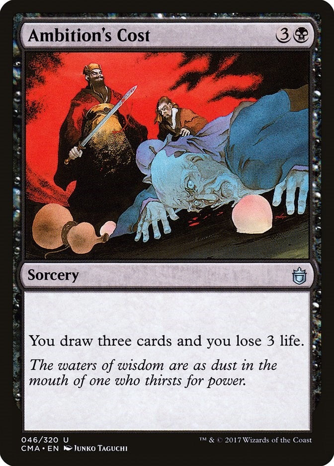 Image for Ambition's Cost (46) (CMA) - Magic: The Gathering