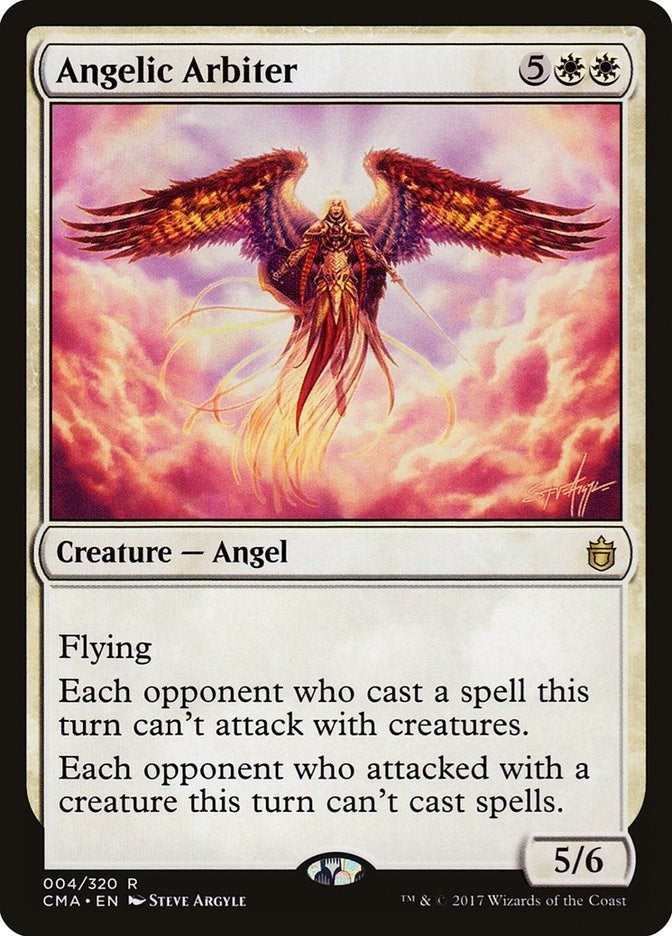 Image for Angelic Arbiter (4) (CMA) - Magic: The Gathering